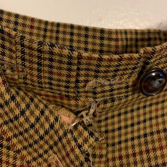 Vintage Talbots Plaid Trousers - Picture 6 of 8